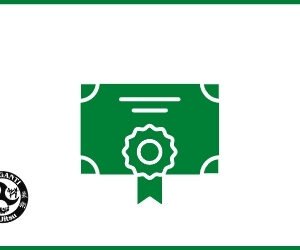 Certificado da faixa verde