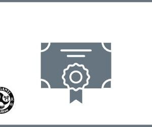 Certificado da faixa cinza de Morganti Ju-Jitsu